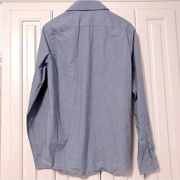 Michael Kors Slim Fit Stretch Button Down Long-Sleeved Shirt Size Large - Picture 2 of 4